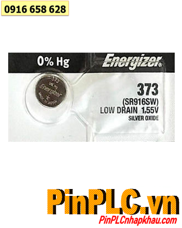 Pin đồng hồ Energizer SR916SW 373 Silver Oxide 1.55v _Made in USA